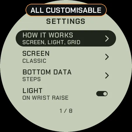 LCD SPORT — Retro Digital Watch Face · 截图 3