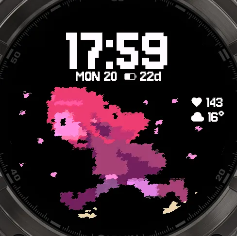 Pixel Running Girl