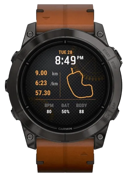 Premium Route Silhouette Watch Face