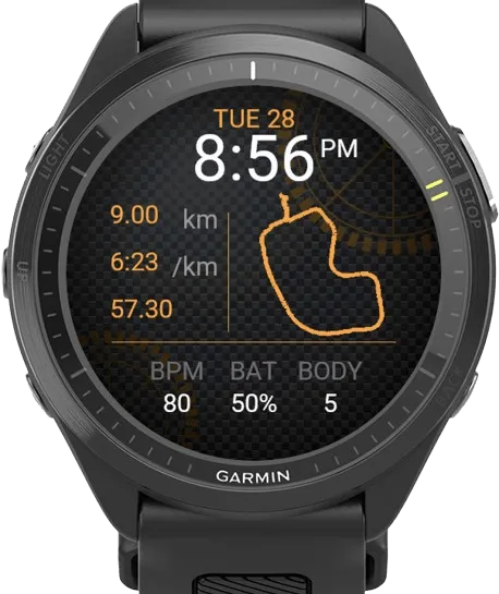Premium Route Silhouette Watch Face · スクリーンショット 3