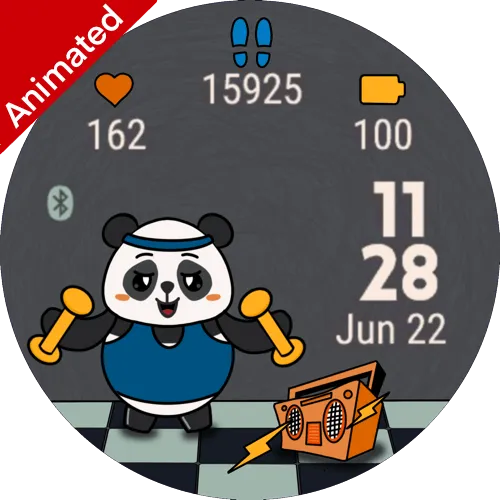 Kawaii Panda Animated