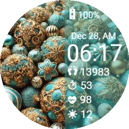 Bulbastic Turquoise Christmas