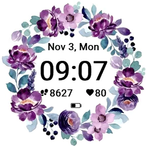 Purple Wreath