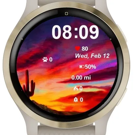 Desert Sunset Scene
