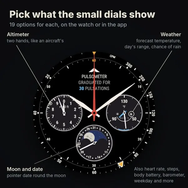 True Chronograph Pulse · Tangkapan layar 3
