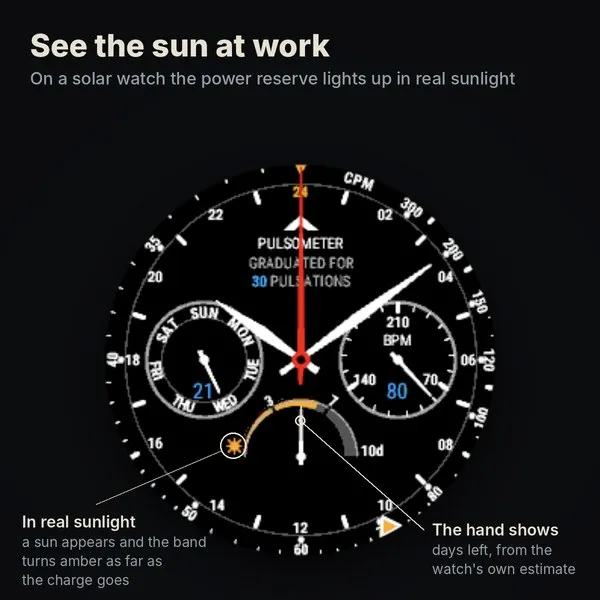 True Chronograph Pulse · Tangkapan layar 4