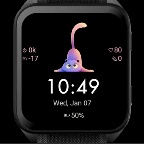 Cute Stretch Cat Gradient · Tangkapan layar 2