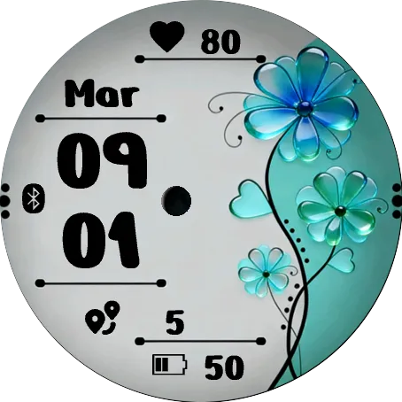 Turquoise Bloom