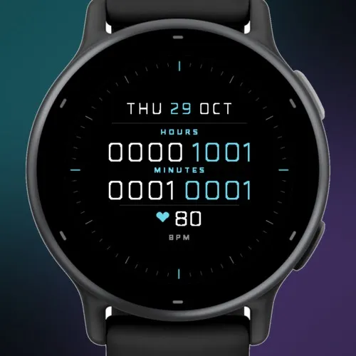 Binary – Binary Clock Watch Face · Képernyőkép 2