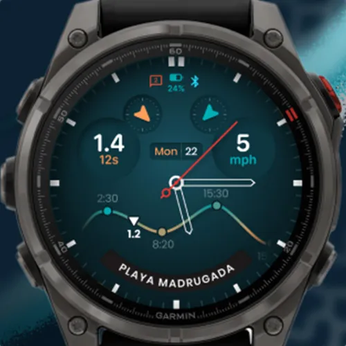 Dawn Patrol Chronograph Surf Watch Face