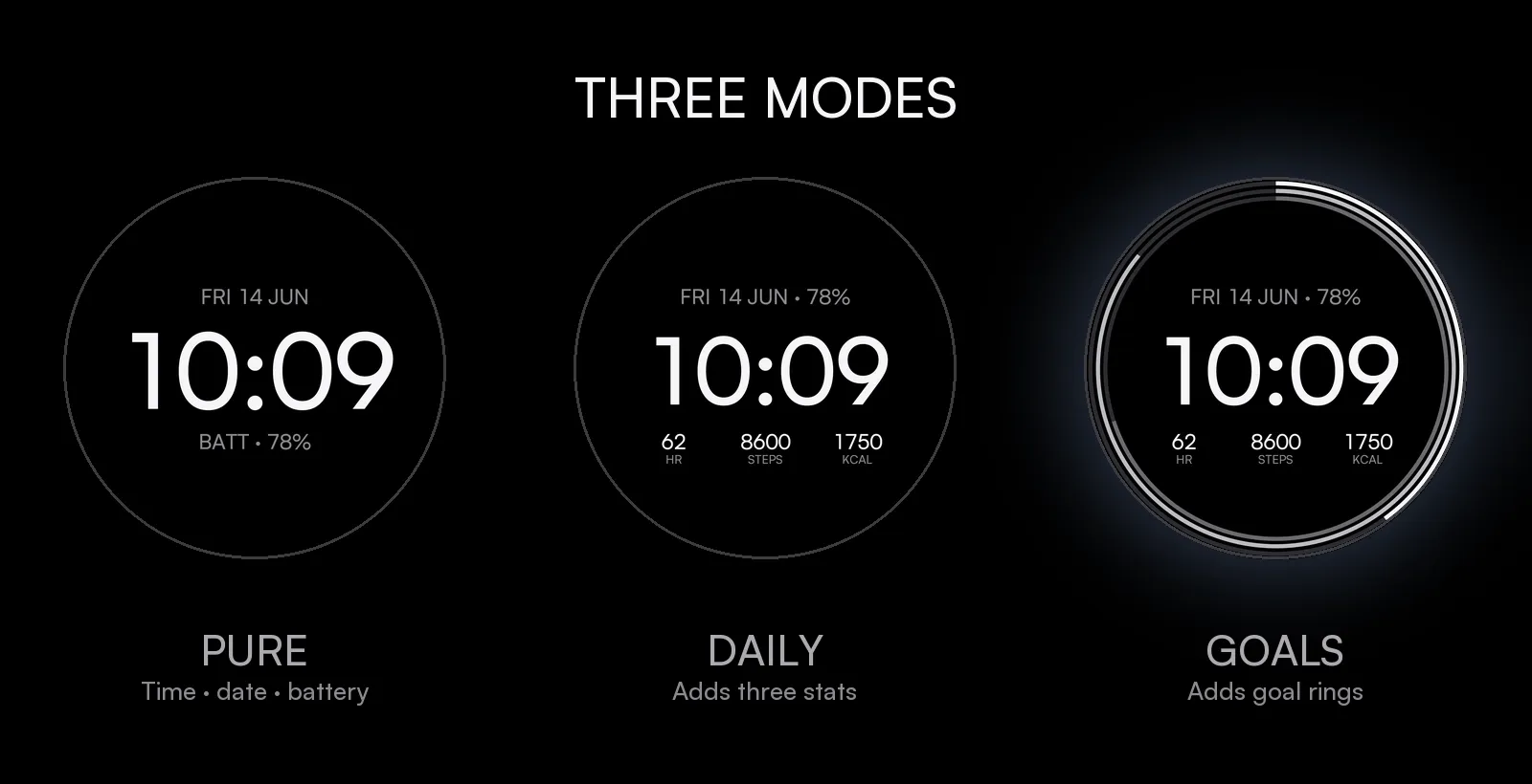 Tessera – Minimalist Watch Face · Snímka obrazovky 2