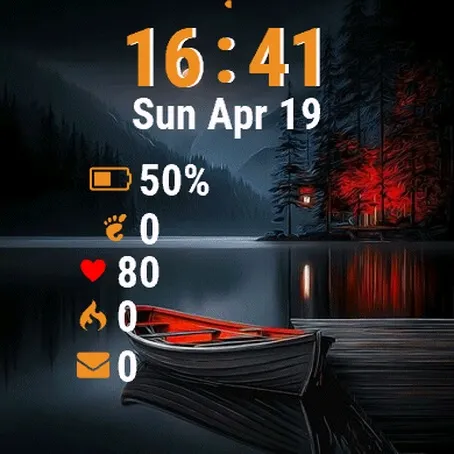 Boat Is Docked Dock At Night · Schermafbeelding 2