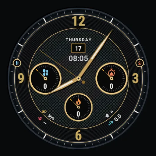 Titanium Dress – Analog Gauge Watch Face