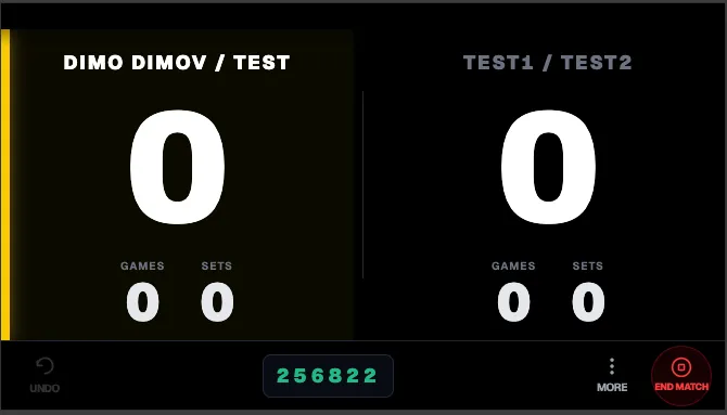 Tapresult - Track your score in sports