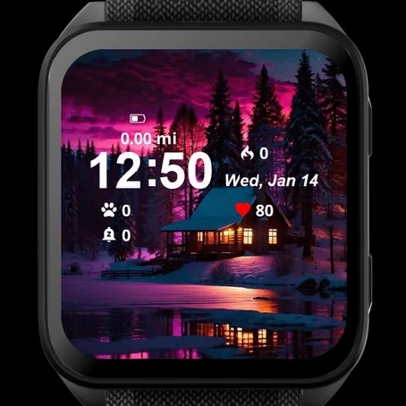 Cabin Woods At Night · Snímka obrazovky 2
