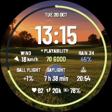 Golf Caddie Golden Hour · Screenshot 1