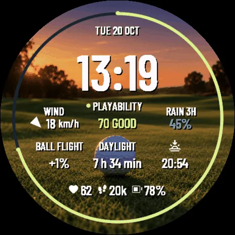 Golf Caddie Golden Hour · Screenshot 4