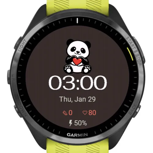 Cute Panda Love – Animated Heart · Screenshot 0