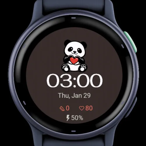 Cute Panda Love – Animated Heart · Screenshot 2