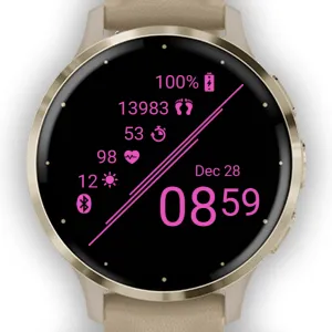Tilted Pink Dark Mode