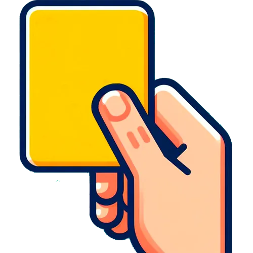 Referee card countdown