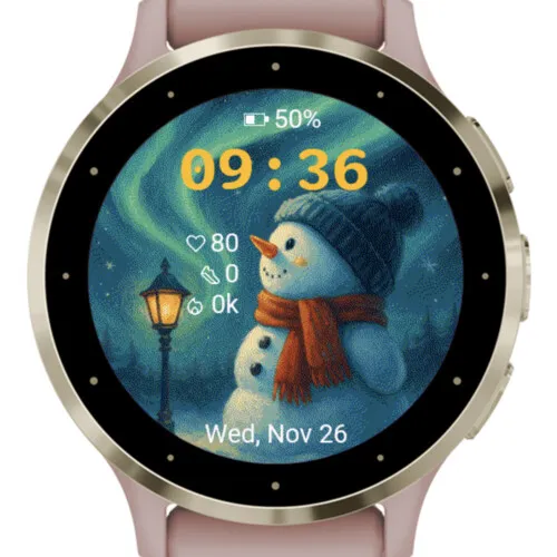 Northern Lights Snowman · 螢幕截圖 0