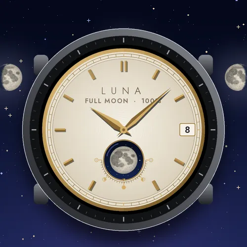 LUNA — Moonphase Dress Watch