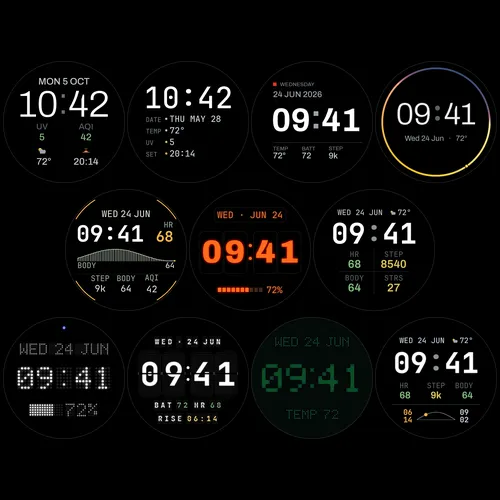 Lumen – 11 AMOLED Watch Faces