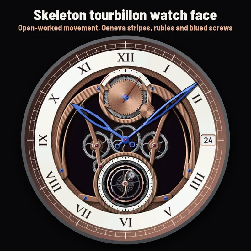 Astra Tourbillon Pro – 애니메이션 럭셔리 스켈레톤 · 스크린샷 0