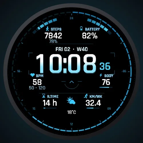 Talon HUD - Tactical Military Watch Face