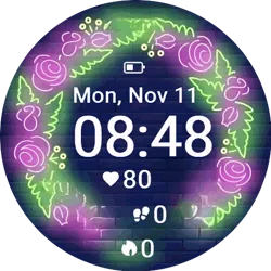 Neon Wreath