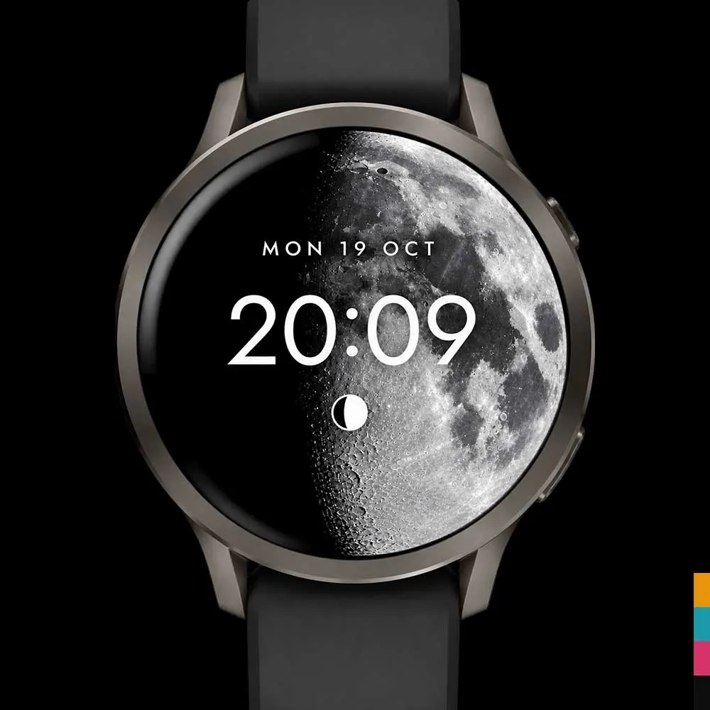 LUNAR · Moon Phase Watch Face · Skærmbillede 0
