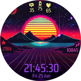 Vaporwave Sunset