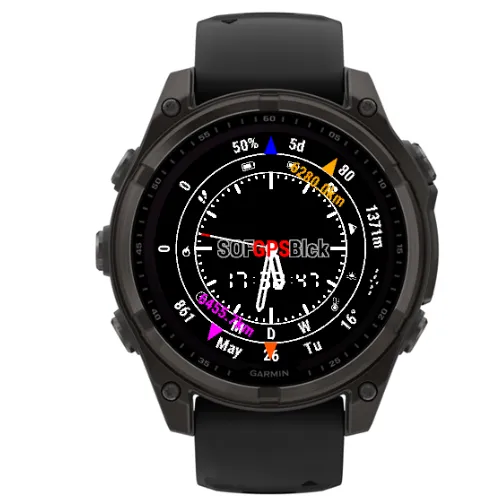 SOFBlck — Tactical-style analog watch app