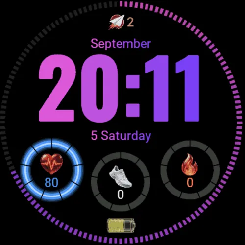 Plasma Gradient AMOLED: Digital Sport & Health