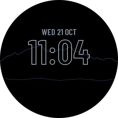 Crestline: Mountain Data Face · Screenshot 4