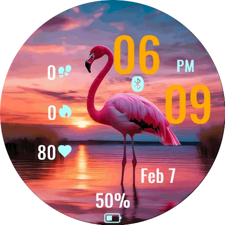 Lakeside Flamingo