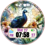 Stained Peacock