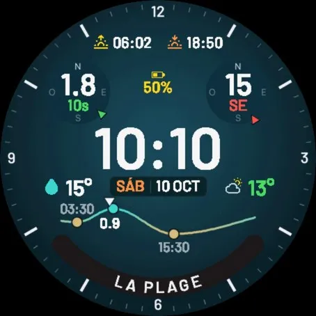 Surf Dawn Watchface · Captura de tela 1