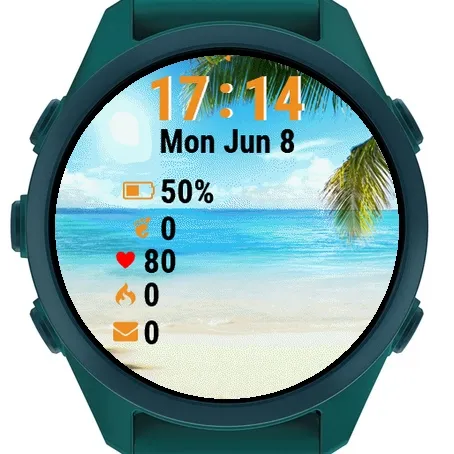 Palm Tree Beach Ocean · Tangkapan skrin 1