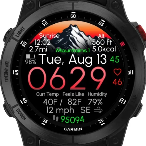 Explore: Mountains (OWM Weather) · Captura de ecrã 2