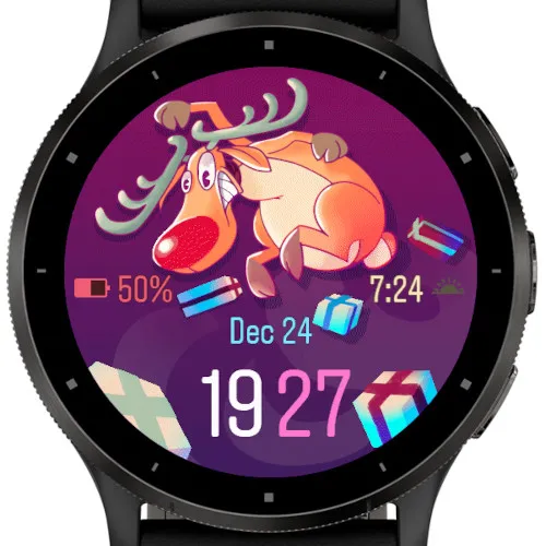 X-mas Reindeer Watch face