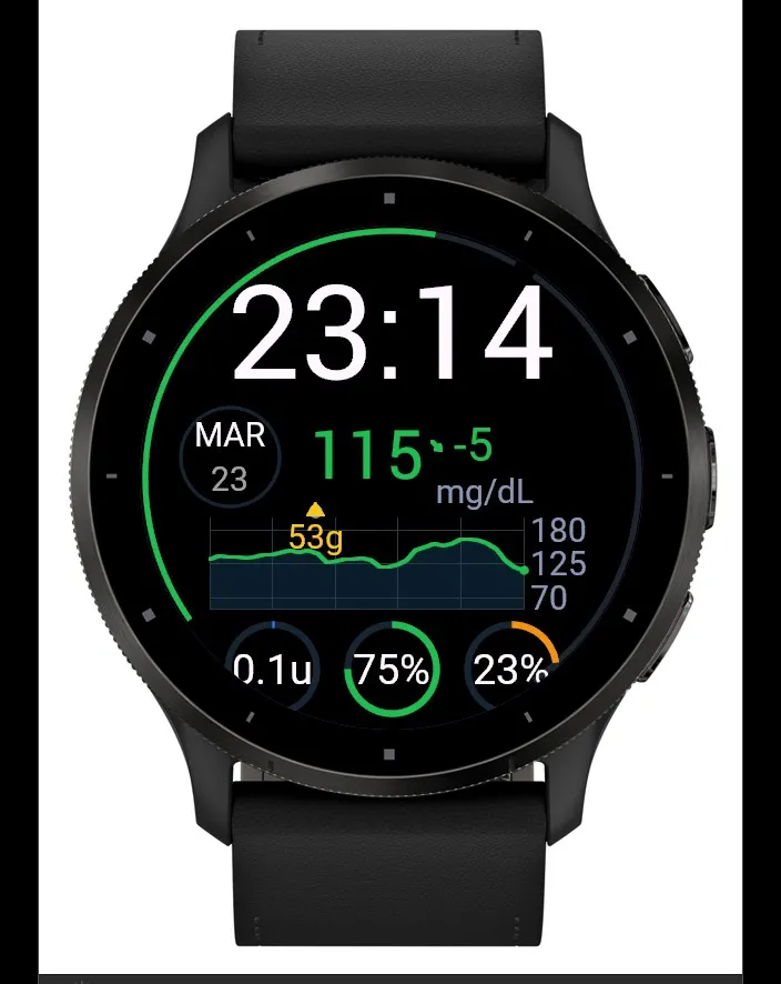 GlucoPulse – CGM Glucose Monitor · スクリーンショット 2