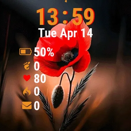 Red Poppy Flower · Captura de tela 2