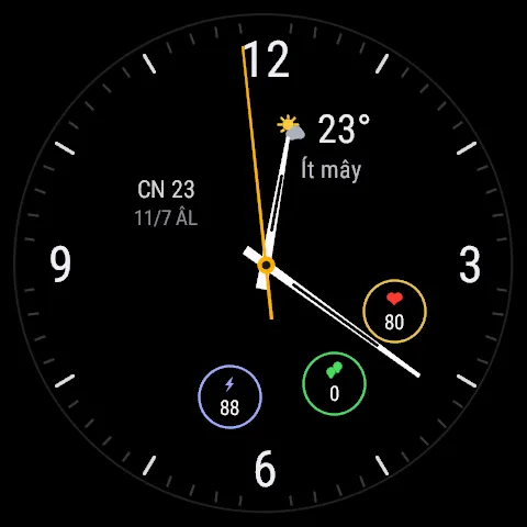 Vela - Minimal Analog with Lunar Calendar · 截图 4