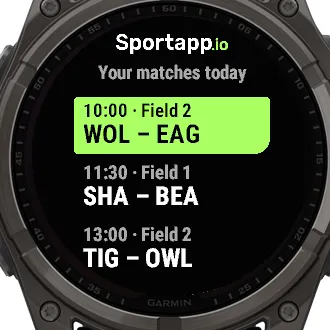 SportApp.io clock