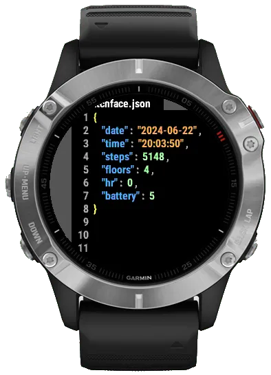 watchface.json · 螢幕截圖 2