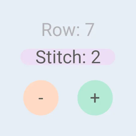 Knitting and Crochet Stitch Counter