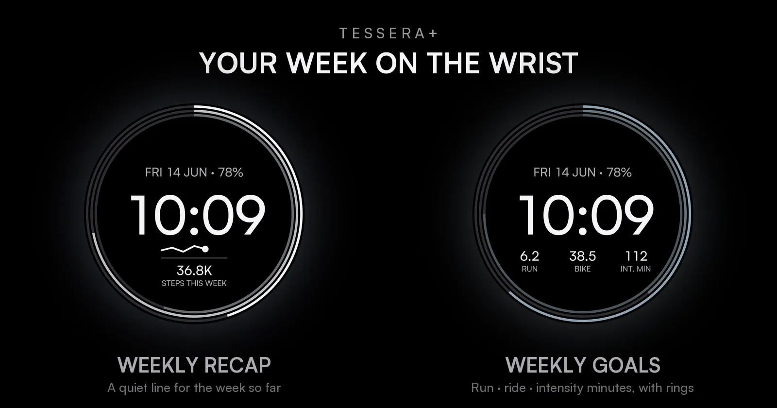 Tessera+ | Minimalist Watch Face · צילום מסך 2