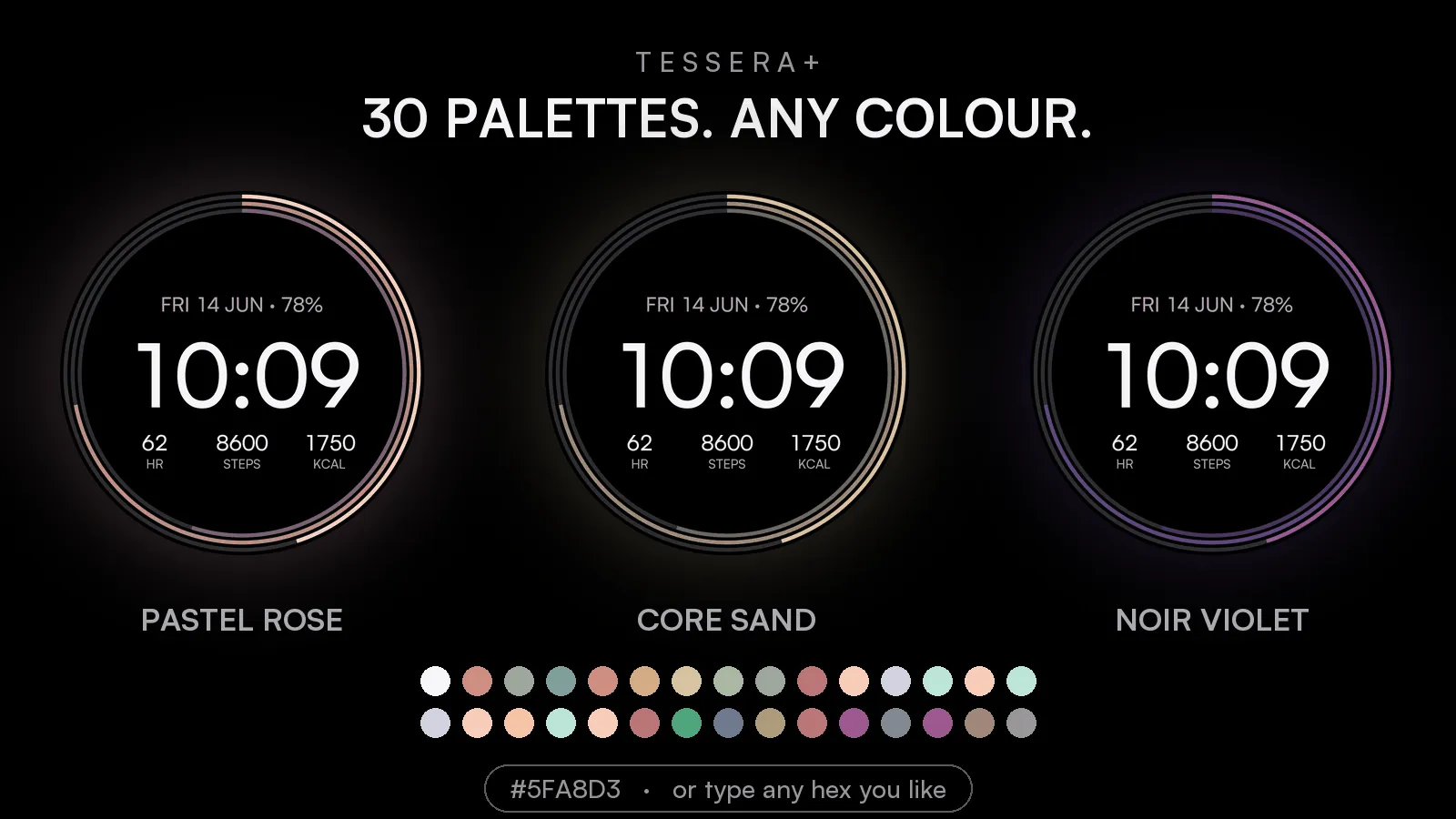 Tessera+ | Minimalist Watch Face · צילום מסך 3